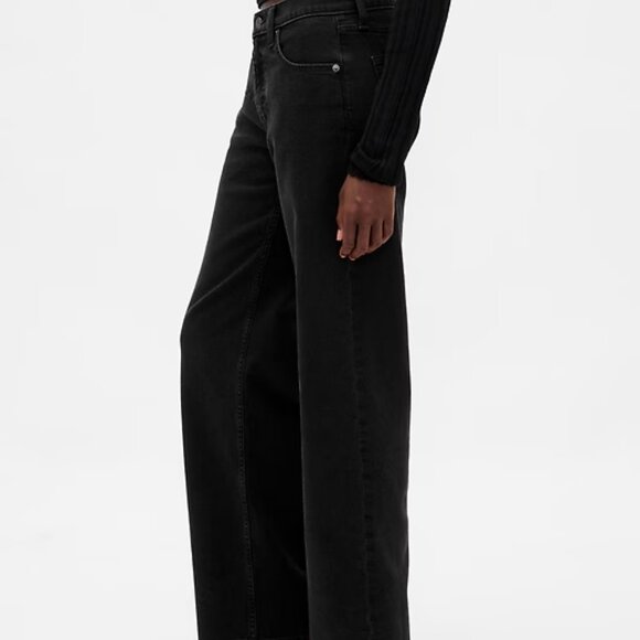 NWT GAP 27p / 4 petite GAP 90's Low Rise Loose Jeans - Picture 3 of 9